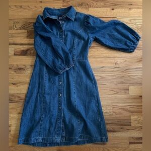 GAP Women's Blue Denim Dress